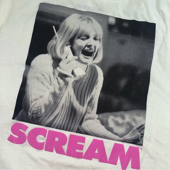 Urban Outfitters Dresses & Skirts - UO • Scream Graphic Off The Shoulder Tee Shirt Dress